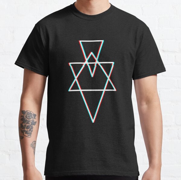 Hexagram geometry glitch T-Shirt Classic T-Shirt