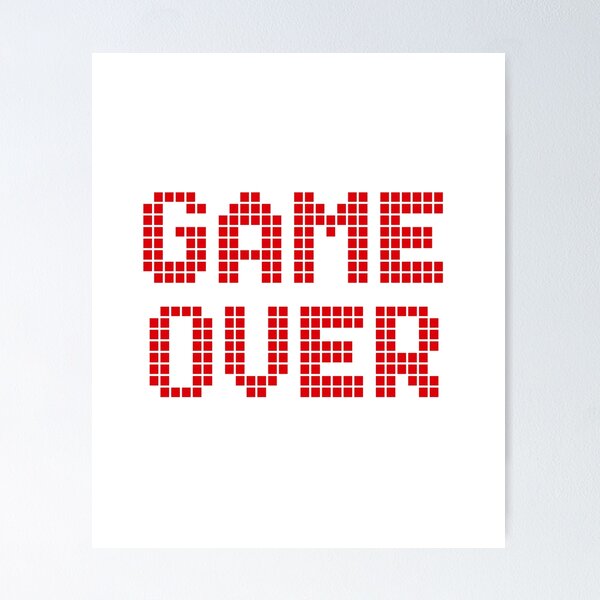 Item preview, Game over designed and sold by GEWINN.