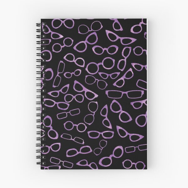 Item preview, Various Shaped Eyeglasses Pattern - Purple designed and sold by Primroaddesigns.