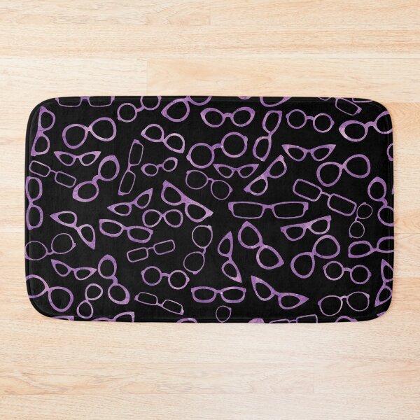 Item preview, Various Shaped Eyeglasses Pattern - Purple designed and sold by Primroaddesigns.