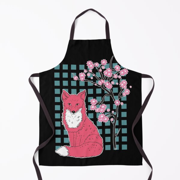 Artikelvorschau, Fuchs mit Kirschblüten japanisch entworfen und verkauft von Fran Fryberg.