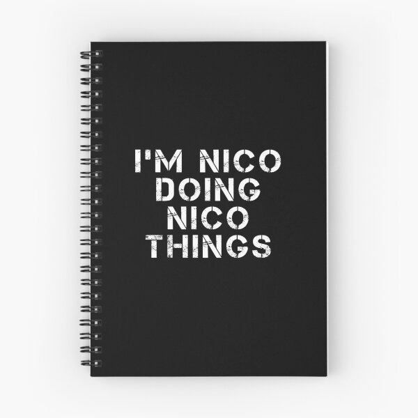 Item preview, I'M NICO DOING NICO THINGS Name Funny Birthday Gift Idea T-Shirt designed and sold by midodesign20.