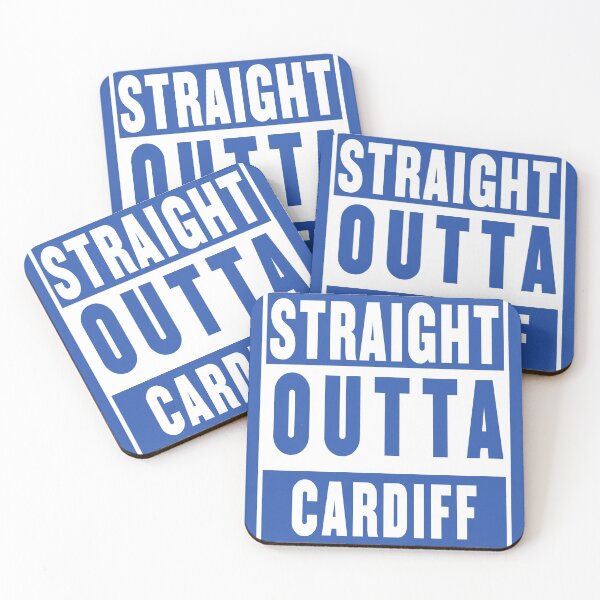 Item preview, straight outta cardiff - blue designed and sold by fooleproof.