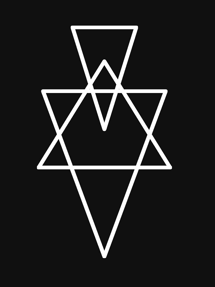 Thumbnail 7 of 7, Classic T-Shirt, Hexagram Geometry T-Shirt designed and sold by zxspmusic.