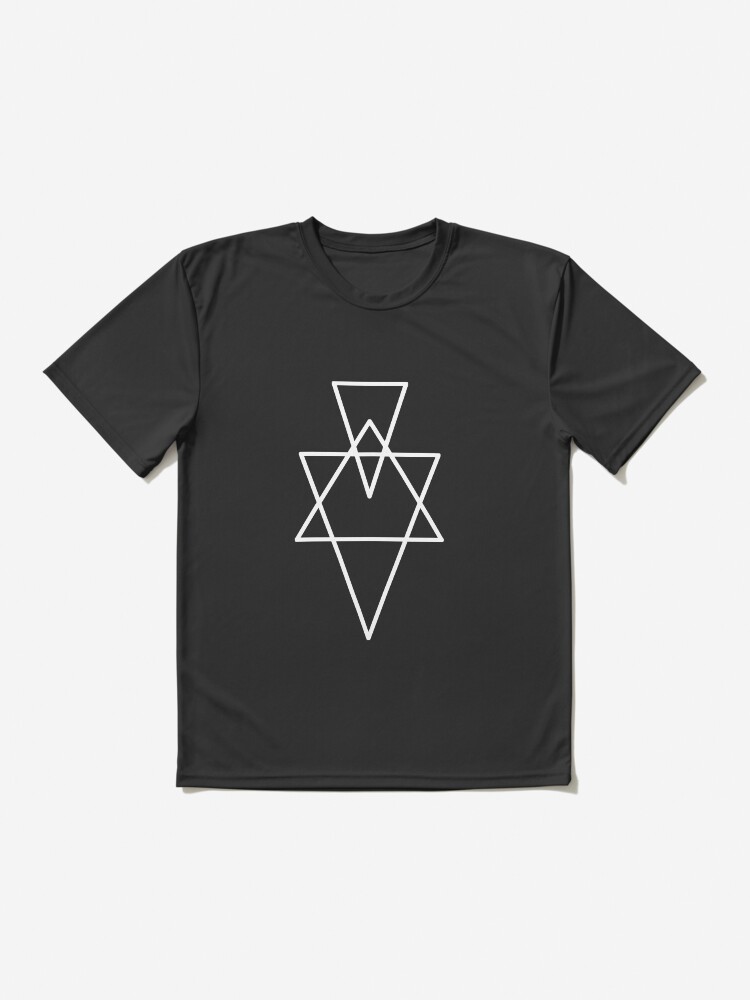 Thumbnail 2 of 7, Active T-Shirt, Hexagram Geometry T-Shirt designed and sold by zxspmusic.