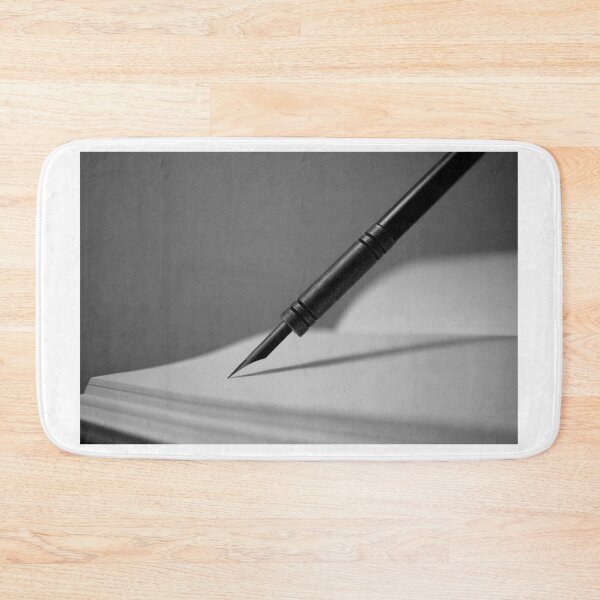 Item preview, Quill in Black & White designed and sold by Amanda Vontobel Photography/Random Fandom Stuff.