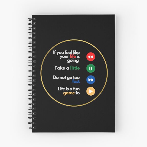 Item preview, Life is a fun - Play Pause Fast forward Rewind designed and sold by Jasmin's Fashion World.
