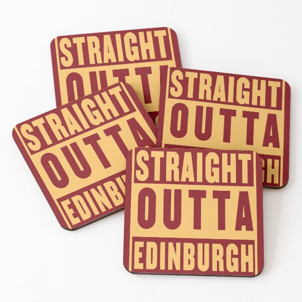 Item preview, straight outta edinburgh claret designed and sold by fooleproof.