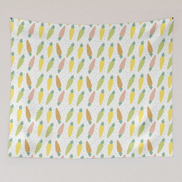 Item preview, Carrot PATTERN simple vegetable, vegan, summer fruit designed and sold by challengecafe.
