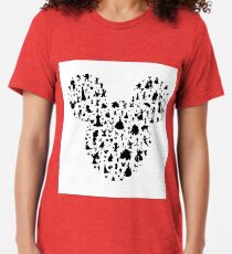 Charakter Mickey Silhouette Vintage T-Shirt