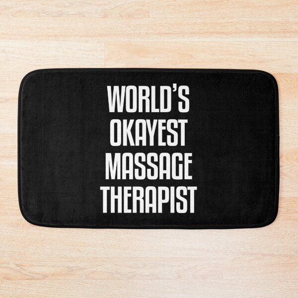 Item preview, World's Okayest Massage Therapist designed and sold by TheBeastNation.