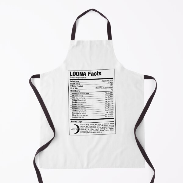 Item preview, LOONA Kpop Nutritional Facts designed and sold by skeletonvenus.
