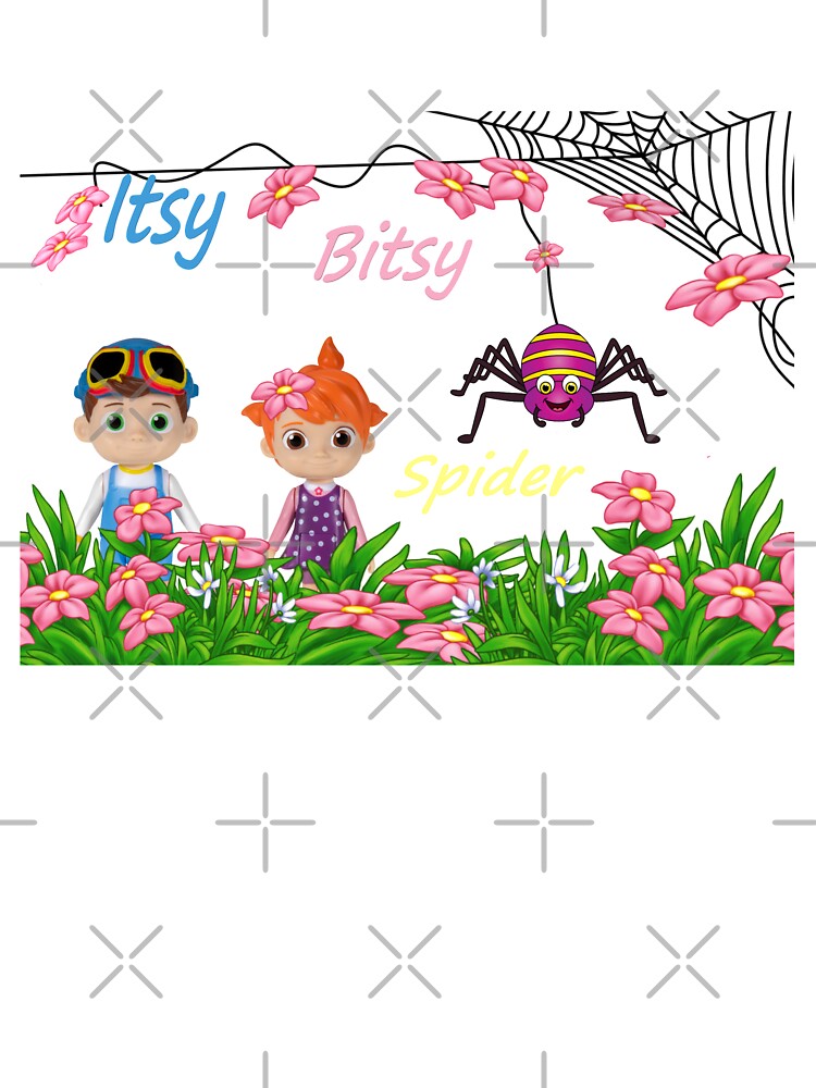 Itsy Bitsy Spider Song/ Nursery Rhyme Lyrics Poster (Download Now