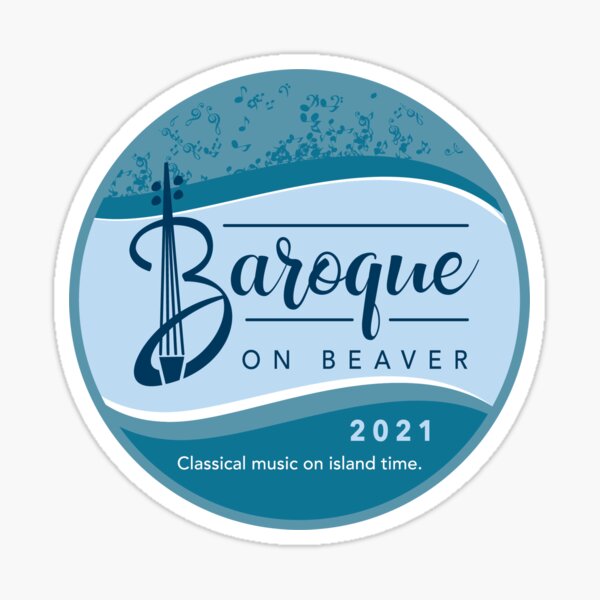 Baroque on Beaver 2021 - Circle Design Sticker