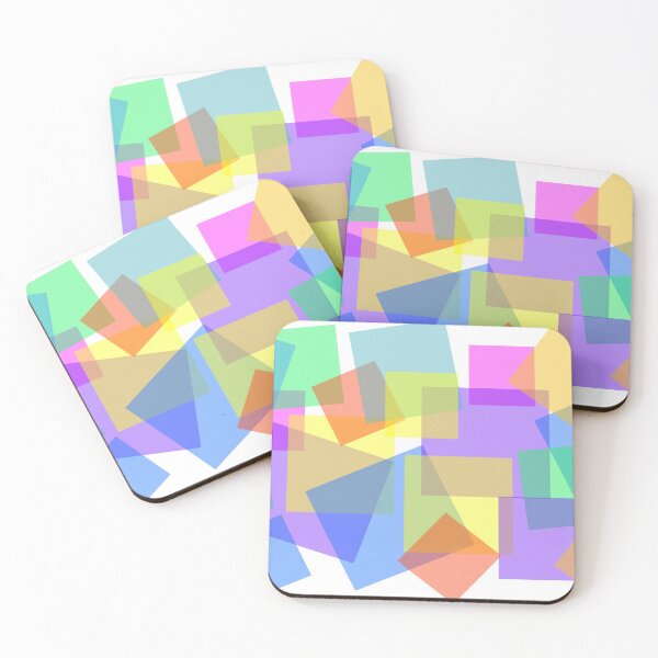 Item preview, colorful quadrilaterals  designed and sold by ritusdesigns.