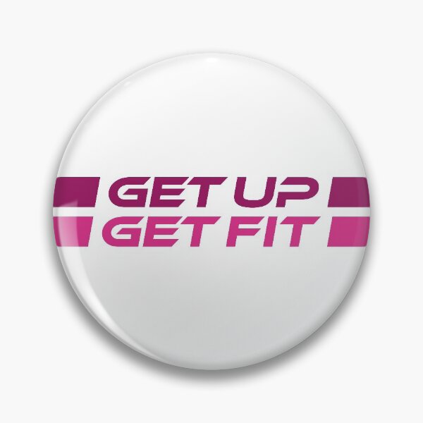 Item preview, GET UP GET FIT (Pink) designed and sold by STUDIO-72.