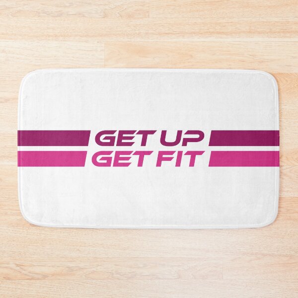 Item preview, GET UP GET FIT (Pink) designed and sold by STUDIO-72.
