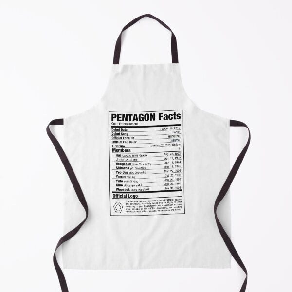 Item preview, PENTAGON Kpop Nutritional Facts designed and sold by skeletonvenus.