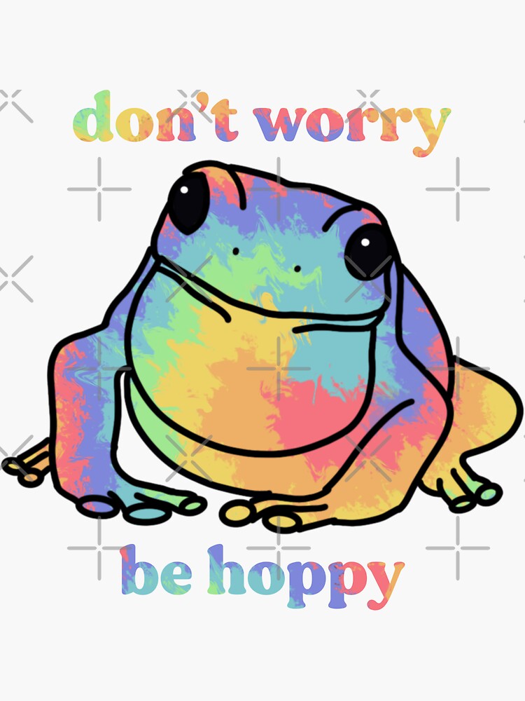 Frog Notebook - Frog Gifts: Don't Worry Be Hoppy! Frog Journal