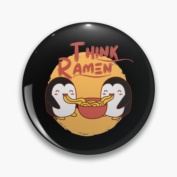 Item preview, Think Ramen- Funny Design designed and sold by Vibing-Right.