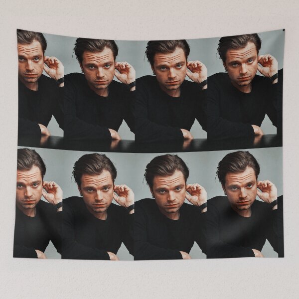 Item preview, Sebastian Stan Blankets | Sebastian Stan Stickers | Sebastian Stan Father iphone Cases designed and sold by momenus.