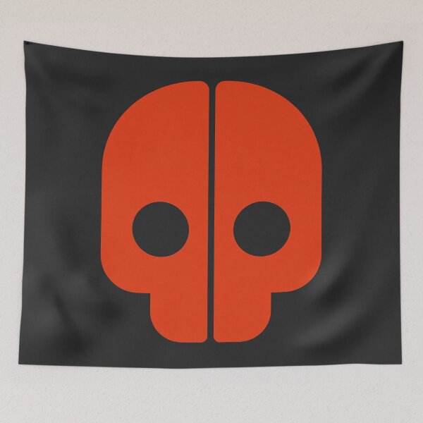 Item preview, Love Death and Robots Split Skull Emoji designed and sold by ClickAlt.