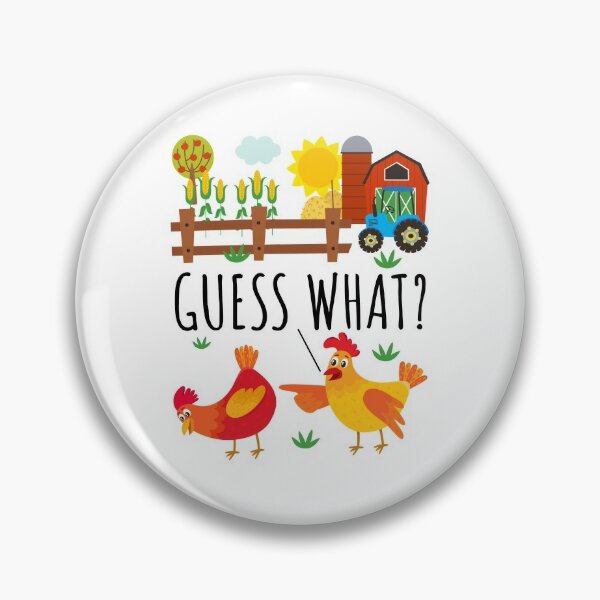 Item preview, Guess What Chicken Butt Joke designed and sold by Maria Garcia.