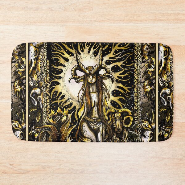 Item preview, Magic creature, fabulous, mysterious Capricorn.  designed and sold by LaraCoolart.