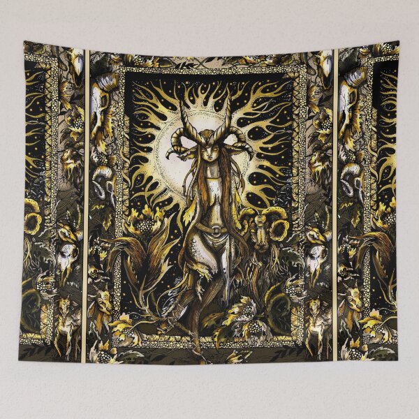 Item preview, Magic creature, fabulous, mysterious Capricorn.  designed and sold by LaraCoolart.