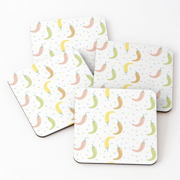 Item preview, Red Chili PATTERN, simple vegetable,vegan,summer fruit designed and sold by challengecafe.