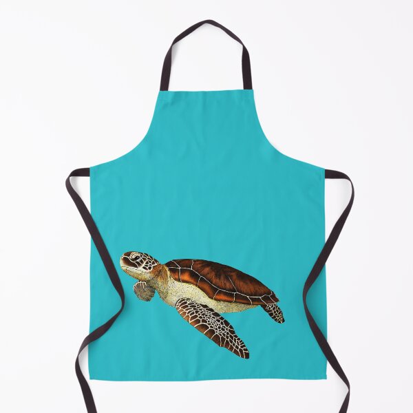 Item preview, Green Sea Turtle Swimming, Art Drawing designed and sold by ScienceSource.