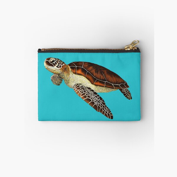 Item preview, Green Sea Turtle Swimming, Art Drawing designed and sold by ScienceSource.