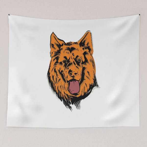 Item preview,  A German Shepherd Head Sketch. designed and sold by ajtechdesigns.