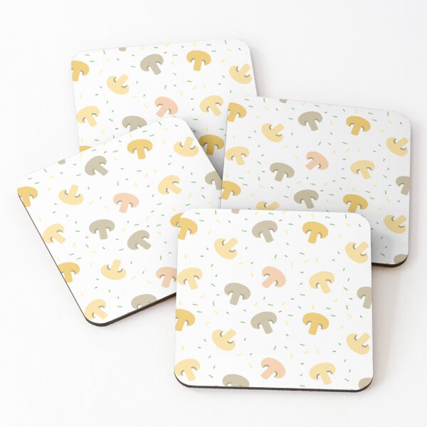 Item preview, Mushroom PATTERN simple vegetable,vegan,summer fruit designed and sold by challengecafe.