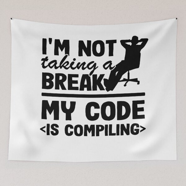 Item preview, Code Is Compiling Programmer Software Developer Gift Funny designed and sold by Stronzi.