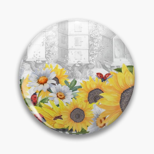 Item preview, Sunflowers and Ladybugs 3 designed and sold by Jean Plout.