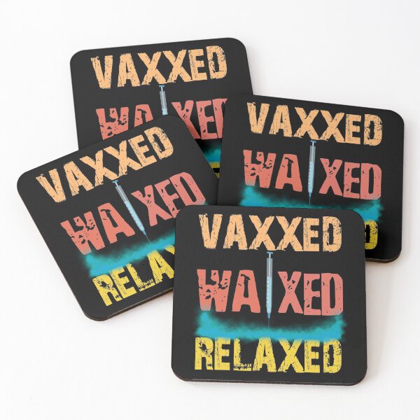 Item preview, VAXXED WAXED RELAXED FUNNY T -  SHIRTS designed and sold by STTrillionTEES.