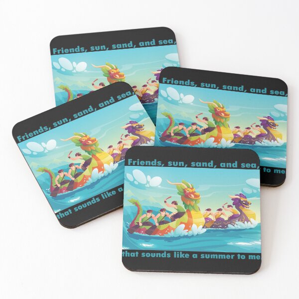 Item preview, Friends, sun, sand, and sea, that sounds like a summer to me. designed and sold by DopeDesign111.