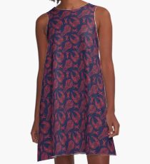 Battlescar - Blue/Red A-Line Dress