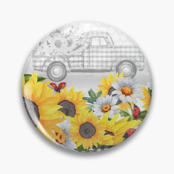 Item preview, Sunflowers and Ladybugs 4 designed and sold by Jean Plout.