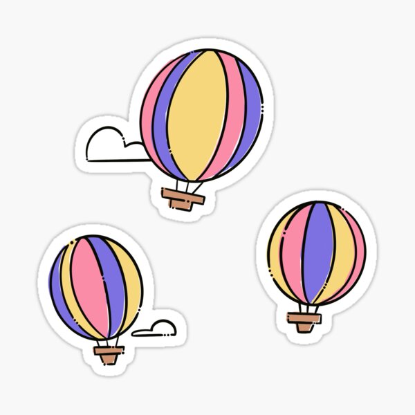Item preview, hot air balloon designed and sold by KennaMai.