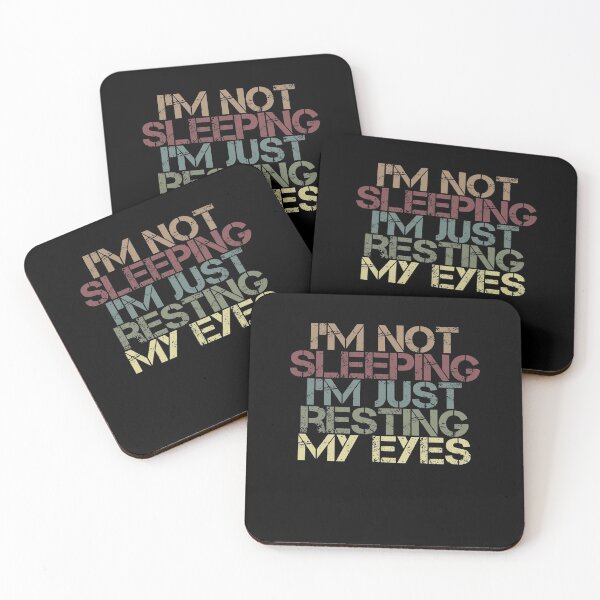 Item preview, Funny Dad I'm Not Sleeping I'm Just Resting My Eyes Colored Design / Birthday Gift Idea / Father's Day Gifts Vintage Design designed and sold by Chamssou.