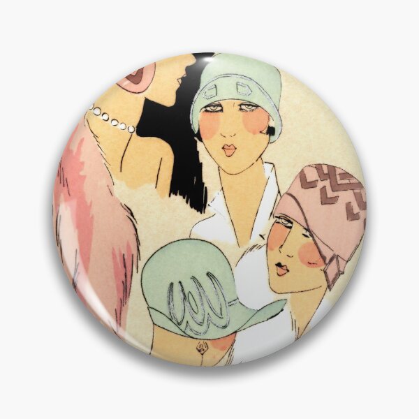 Item preview, Vintage illustration Très Parisien magazine hats 1926 designed and sold by mesreveries.