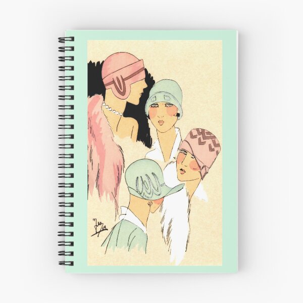 Item preview, Vintage illustration Très Parisien magazine hats 1926 designed and sold by mesreveries.
