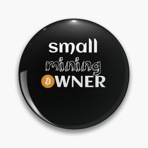 Item preview, Small Mining Owner Bitcoin Crypto Gift designed and sold by MoTeesMo.