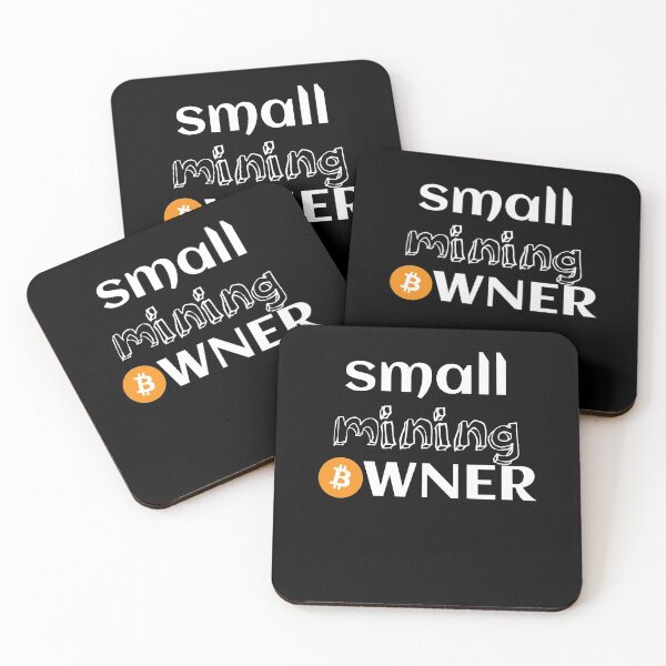 Item preview, Small Mining Owner Bitcoin Crypto Gift designed and sold by MoTeesMo.