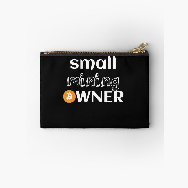 Item preview, Small Mining Owner Bitcoin Crypto Gift designed and sold by MoTeesMo.