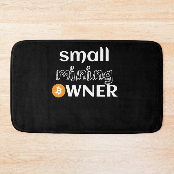 Item preview, Small Mining Owner Bitcoin Crypto Gift designed and sold by MoTeesMo.