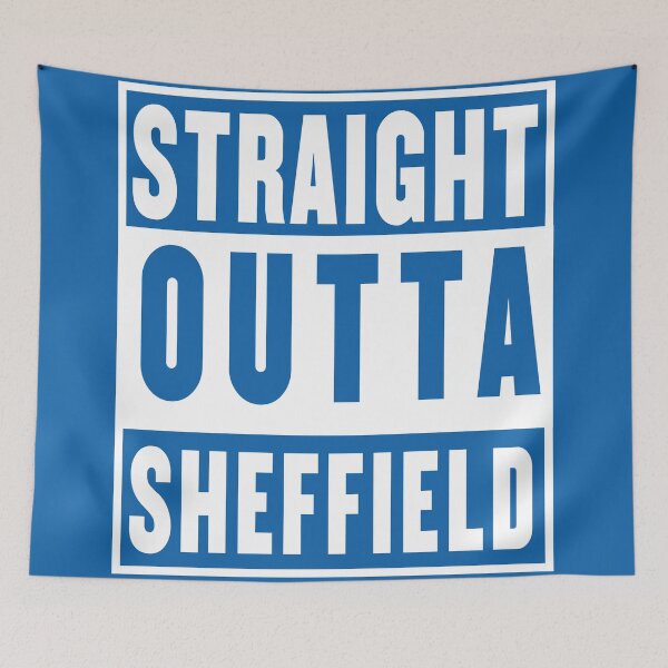 Item preview, straight outta sheffield blue designed and sold by fooleproof.