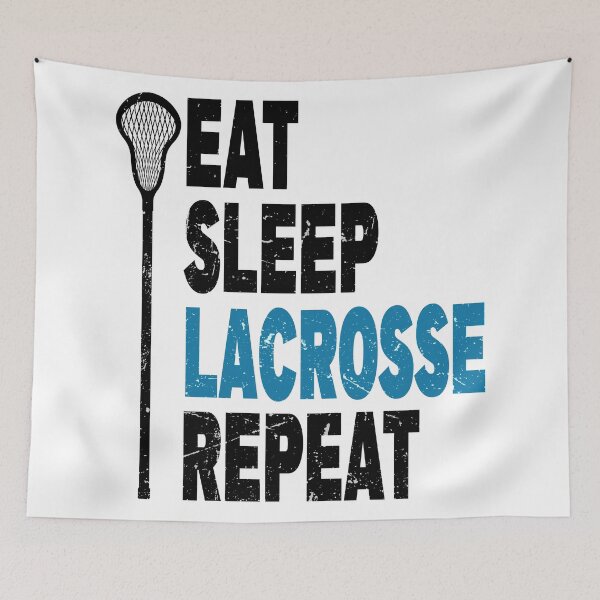 Item preview, Eat. Sleep. Lacrosse. Repeat. Lacrosse Design designed and sold by Teebubbleuk.